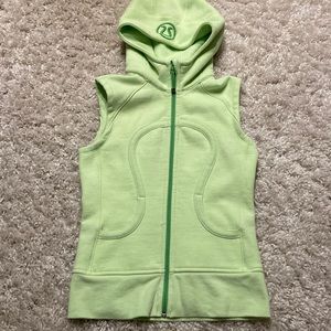 Lime green Lululemon vest size 4